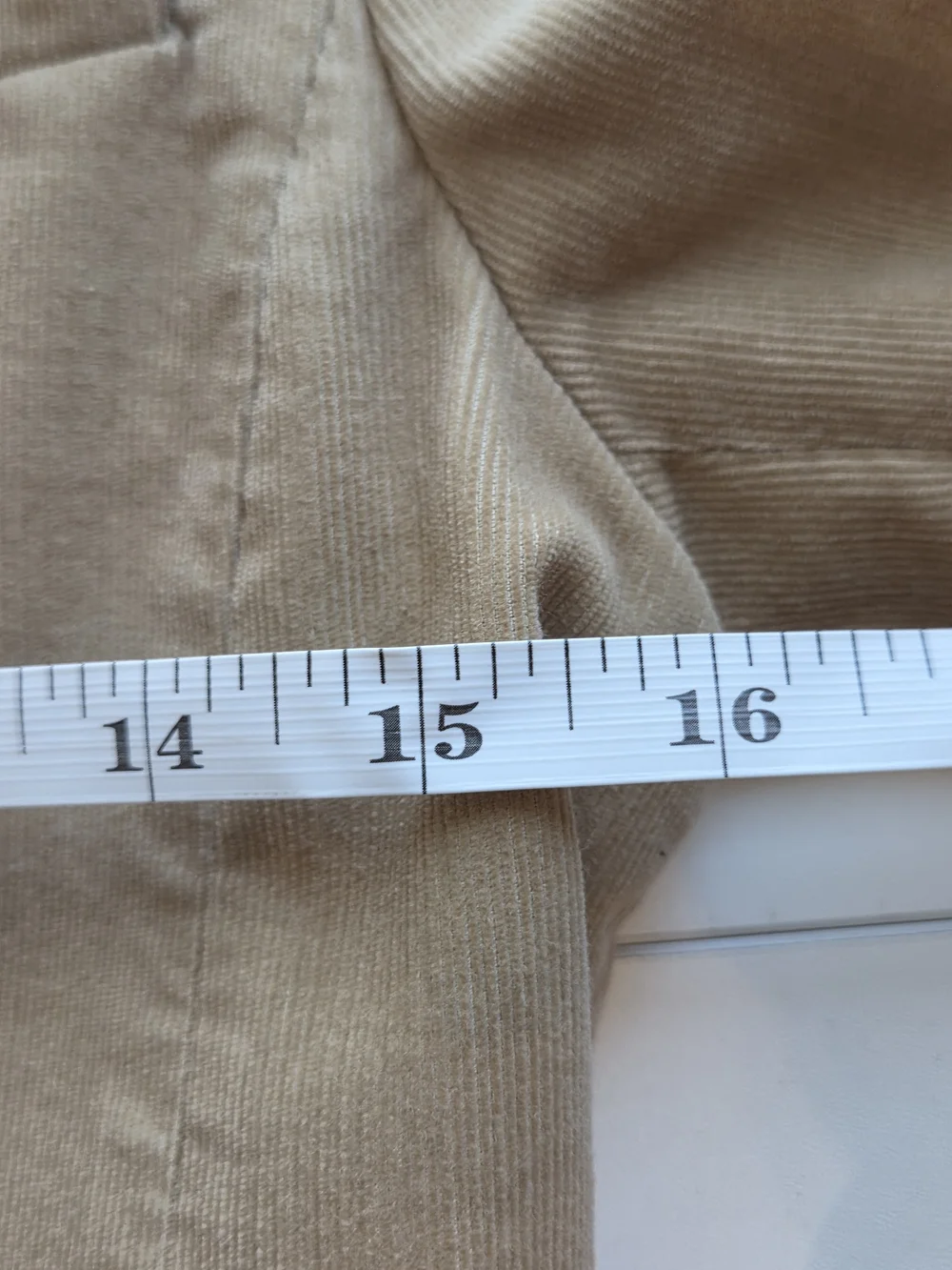 Banana Republic Corduroy Blazer Tan Womens 0 Business Casual Contemporary *flaw
